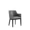 Manhattan Comfort Gansevoort Faux Leather Dining Armchair in Pebble Grey DC051AR-PE - alternate 1